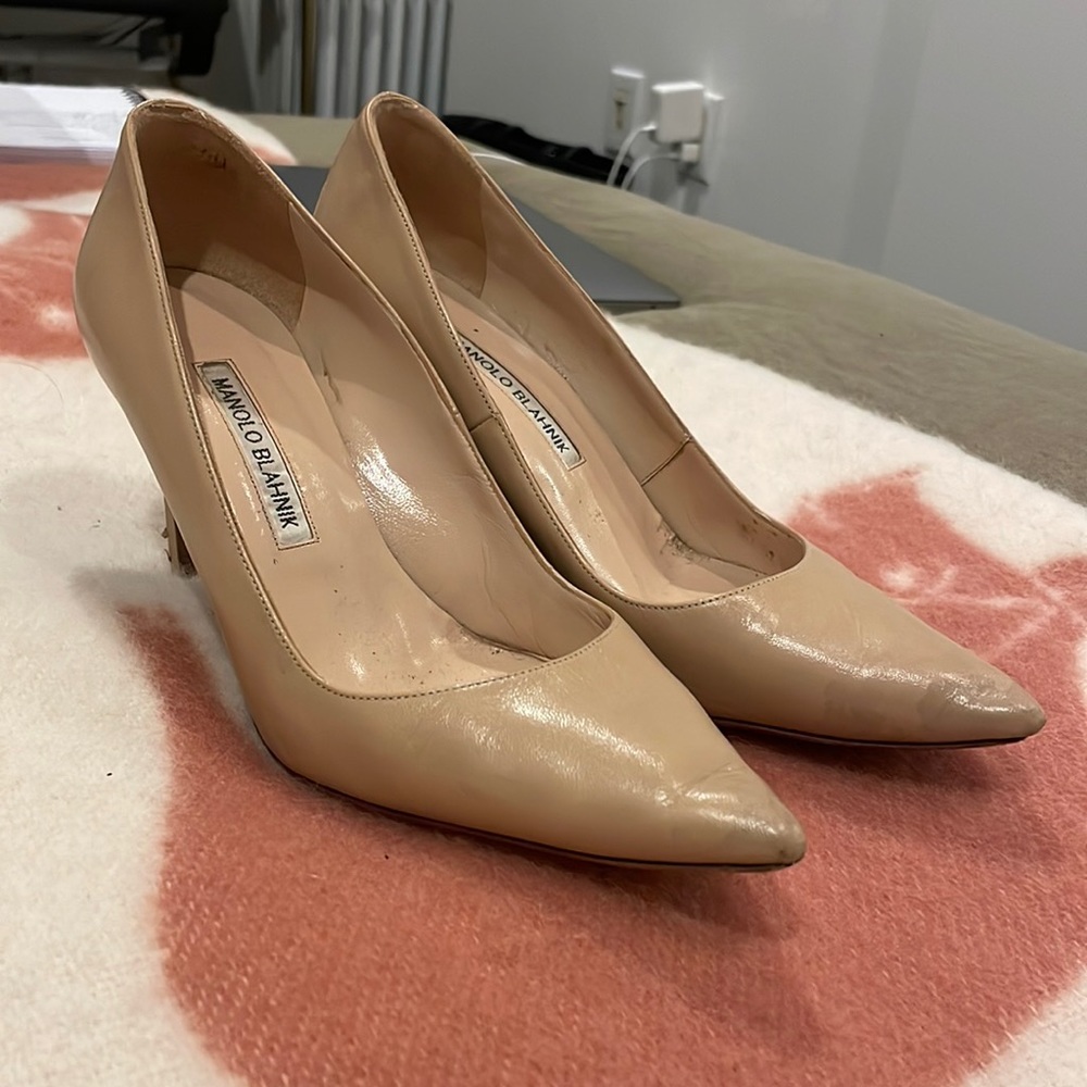 Manolo Blahnik Leather Heels